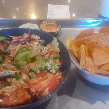 California Fish Grill - Chicken bowl and chips - Seafood Near Me - Burbank, California