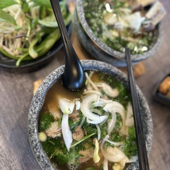 Pholuscious - Pho tai & beef bone rib & your herbs & veggies to garnish your hot bowl of pho - Vietnamese Near Me - Huntington Beach, California Pholuscious - Pho tai & beef bone rib & your herbs & veggies to garnish your hot bowl of pho - Vietnamese Near Me - Huntington Beach, California