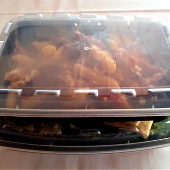 Cafe Santorini - Jose brought containers like this and a bag without even being asked. - Italian Near Me - Pasadena, California Cafe Santorini - Jose brought containers like this and a bag without even being asked. - Italian Near Me - Pasadena, California