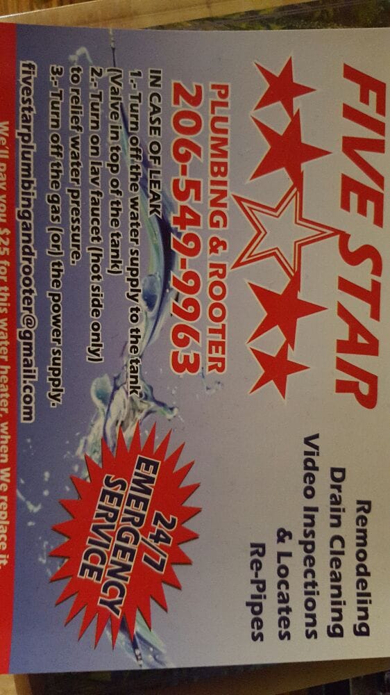 Slide of Five Star Plumbing & Rooter
