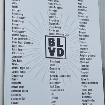 The Blvd Coffee Company - All the Flavors to choose from! They have most of these Sugar-free as well - Coffee & Tea Near Me - Spokane, Washington The Blvd Coffee Company - All the Flavors to choose from! They have most of these Sugar-free as well - Coffee & Tea Near Me - Spokane, Washington