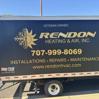 Rendon Heating & Air - New install box truck - Heating & Air Conditioning/HVAC Near Me - Vacaville, California Rendon Heating & Air - New install box truck - Heating & Air Conditioning/HVAC Near Me - Vacaville, California
