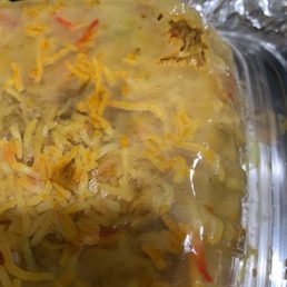 Melted food container Melted food container