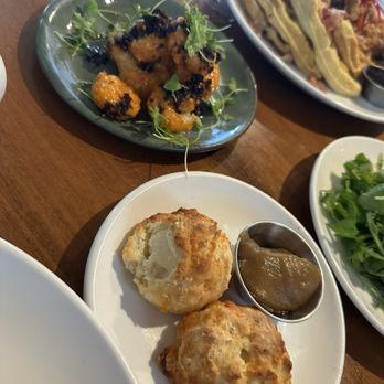 Park Bistro - Crispy Shrimp Cheddar Biscuits - Desserts Near Me - Lafayette, Louisiana