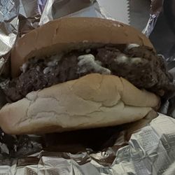 Lucky Break Grill & Billiards - Blue Cheese Burger