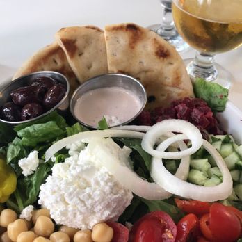 Sava's - Greek salad with pink dressing and fresh feta - Bars Near Me - Ann Arbor, Michigan Sava's - Greek salad with pink dressing and fresh feta - Bars Near Me - Ann Arbor, Michigan