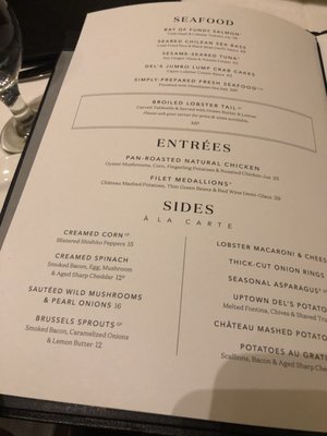 Menu photo 7 Del Frisco's Double Eagle Steakhouse Philadelphia, PA Menu photo 7 Del Frisco's Double Eagle Steakhouse Philadelphia, PA