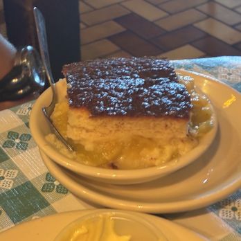 Dick Russell's Bar-B-Q - Peach cobbler - Barbeque Near Me - Mobile, Alabama Dick Russell's Bar-B-Q - Peach cobbler - Barbeque Near Me - Mobile, Alabama