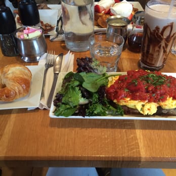 Oriole 9 - Italian Breakfast with a side salad and a croissant (also delicious chocolate milk!!) - Breakfast & Brunch Near Me - Woodstock, New York Oriole 9 - Italian Breakfast with a side salad and a croissant (also delicious chocolate milk!!) - Breakfast & Brunch Near Me - Woodstock, New York