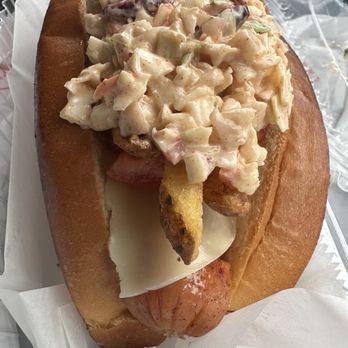 Coris DogHouse - Pittsburgh - fries, coleslaw, tomatoes, provolone - Hot Dogs Near Me - Mount Juliet, Tennessee