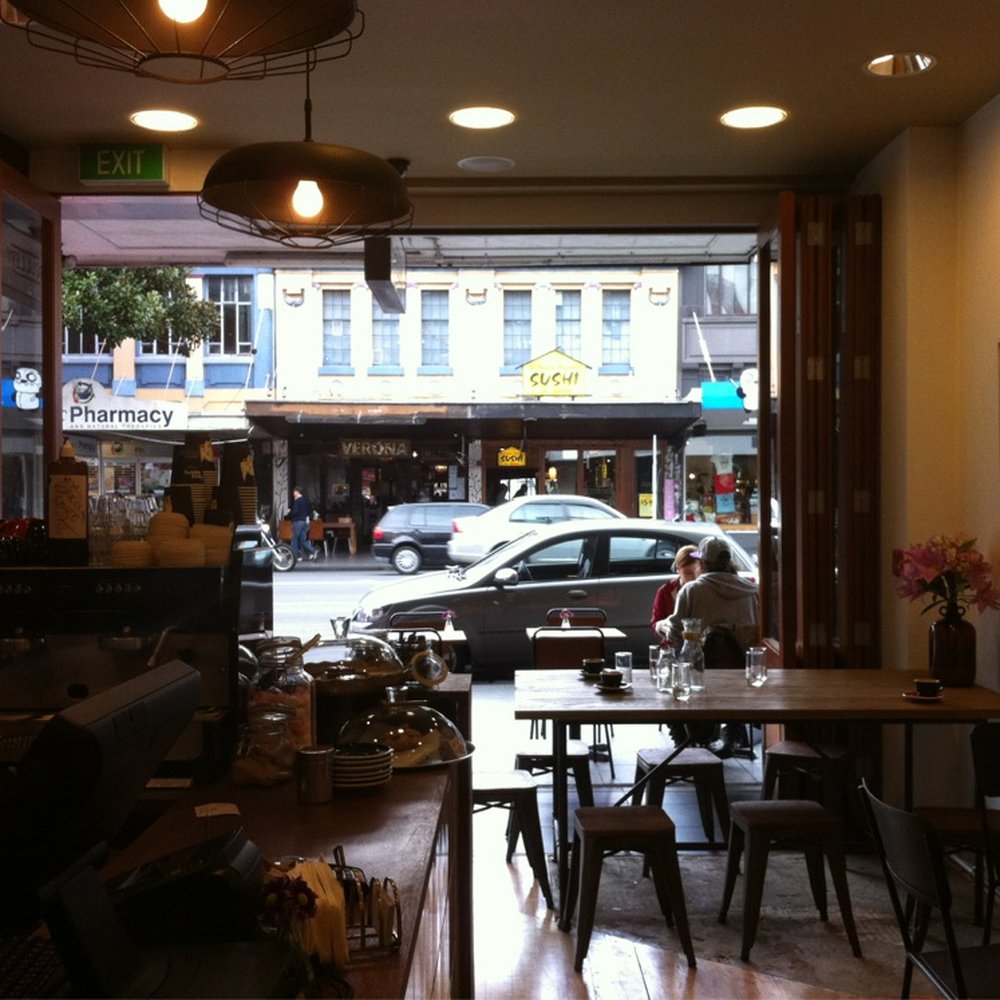 Scullery - View of K road from inside - Coffee & Tea Near Me - Auckland, AUK Scullery - View of K road from inside - Coffee & Tea Near Me - Auckland, AUK