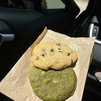 Green Nest Cafe - Regular cookie & matcha cookie - Cafes Near Me - Bedford, Texas Green Nest Cafe - Regular cookie & matcha cookie - Cafes Near Me - Bedford, Texas
