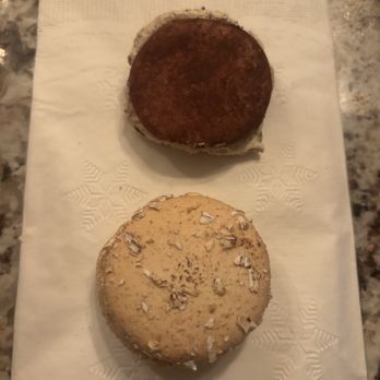 Ginger Elizabeth Chocolates - Tiramisu macaron Strawberry rhubarb cobbler macaron - Macarons Near Me - Sacramento, California Ginger Elizabeth Chocolates - Tiramisu macaron Strawberry rhubarb cobbler macaron - Macarons Near Me - Sacramento, California