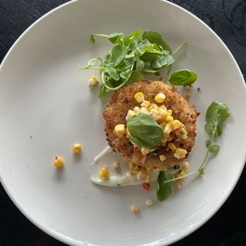 Row 34 - Seaport - Pan fried crab cake - New American Near Me - Boston, Massachusetts Row 34 - Seaport - Pan fried crab cake - New American Near Me - Boston, Massachusetts