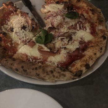 Pasta Beach - Amatrciana Pizza, one of our favorite items on the menu - Pizza Near Me - Providence, Rhode Island