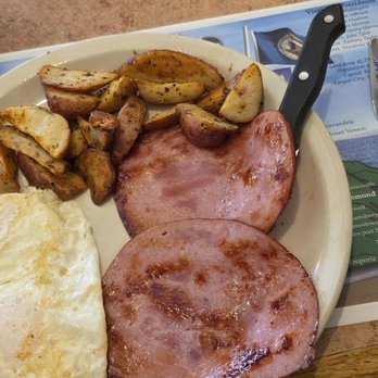 Astronomical Pancake House - 2 eggs with ham - Breakfast & Brunch Near Me - Williamsburg, Virginia Astronomical Pancake House - 2 eggs with ham - Breakfast & Brunch Near Me - Williamsburg, Virginia