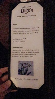 Menu photo 8 Lupe's Corvallis, OR