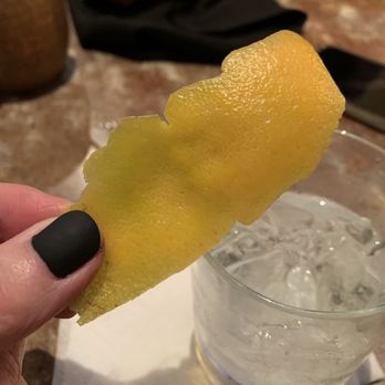 The Bay Bar & Grille - Vodka on the rocks with a twist of lemon.   Be forewarned. - Bars Near Me - Bozeman, Montana
