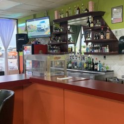 Bar and order pick up area