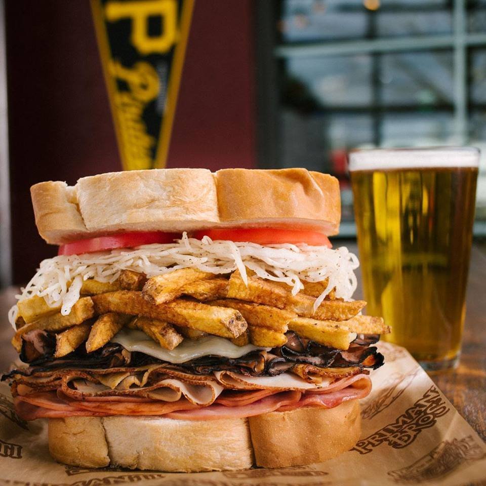 Food from Primanti Bros. Restaurant and Bar