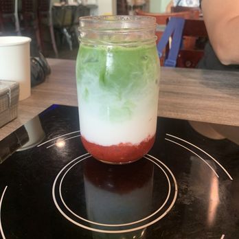 Wara Cafe - Strawberry matcha - Cafes Near Me - Chino, California Wara Cafe - Strawberry matcha - Cafes Near Me - Chino, California