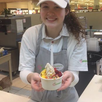 Pinkberry - a woman holding a bowl of ice cream - Ice Cream & Frozen Yogurt Near Me - Taylor, Michigan Pinkberry - a woman holding a bowl of ice cream - Ice Cream & Frozen Yogurt Near Me - Taylor, Michigan