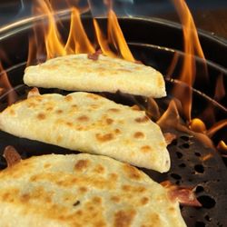 Off Road Mexican Food - Bean and cheese tacos