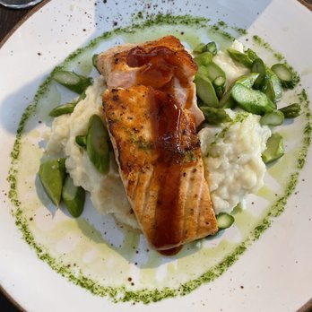 Local On North - Duluth - Maple glazed salmon - New American Near Me - Duluth, Georgia