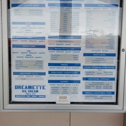Dreamette Ice Cream - Menu