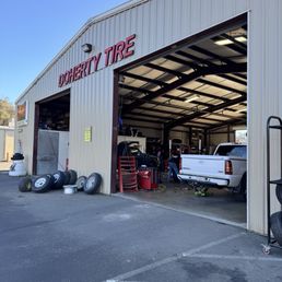 Checking my tire for a small air leak Checking my tire for a small air leak