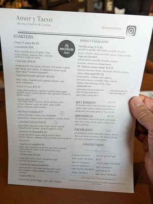 Menu photo 1 Amor Y Tacos Cerritos, CA