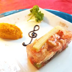 Le Saint-Pierre - Part of our menu of the day.