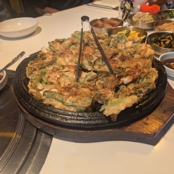 Korea Garden - Seafood pajeon. - Korean Near Me - Honolulu, Hawaii Korea Garden - Seafood pajeon. - Korean Near Me - Honolulu, Hawaii