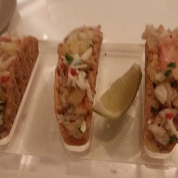 Stripsteak - Seafood tacos...delicious but $22 for 3 tiny tacos - Steakhouses Near Me - Honolulu, Hawaii Stripsteak - Seafood tacos...delicious but $22 for 3 tiny tacos - Steakhouses Near Me - Honolulu, Hawaii