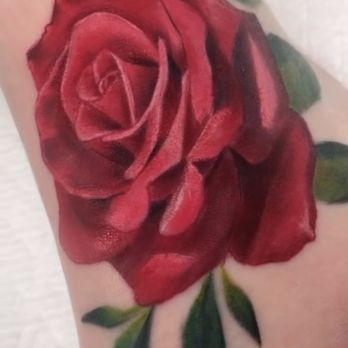 ARTillery Ink - Rose by Daniel Garcia - Tattoo Near Me - Murrieta, California