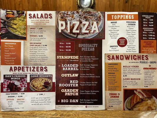 Menu photo 2 Shotgun Dan's Pizza Little Rock, AR Menu photo 2 Shotgun Dan's Pizza Little Rock, AR
