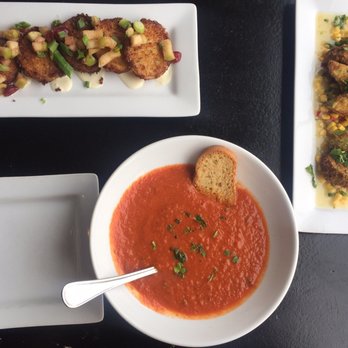 Cafe Melissa - Tomato bisque, fried green tomatoes, and fried avocado...so much yum! - American Near Me - Avon Lake, Ohio Cafe Melissa - Tomato bisque, fried green tomatoes, and fried avocado...so much yum! - American Near Me - Avon Lake, Ohio