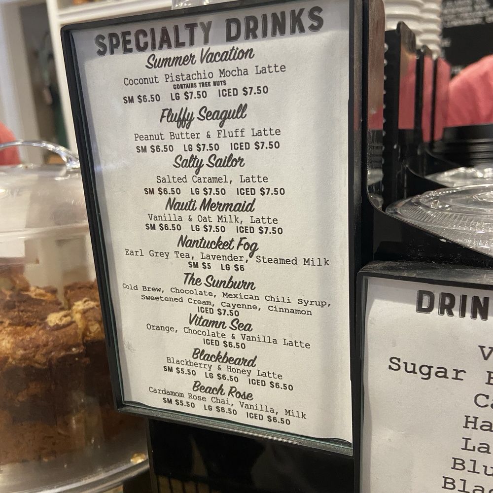 Lighthouse Keeper's Pantry - Some summer speciality drinks that I didn't notice until I was at the front of the line - Specialty Food Near Me - Yarmouth, Massachusetts Lighthouse Keeper's Pantry - Some summer speciality drinks that I didn't notice until I was at the front of the line - Specialty Food Near Me - Yarmouth, Massachusetts