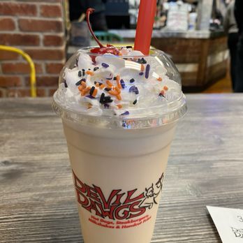 Devil Dawgs - South State - Pumpkin shake. Get it!! - Hot Dogs Near Me - Chicago, Illinois Devil Dawgs - South State - Pumpkin shake. Get it!! - Hot Dogs Near Me - Chicago, Illinois