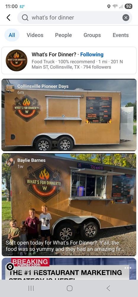 What's  For Dinner? Logo