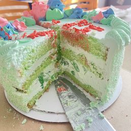 Coconut Pandan Cake Coconut Pandan Cake