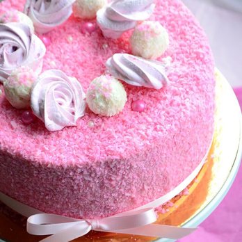 Home Baking Fairy - Raffaello Cake for a girl baby shower - Custom Cakes Near Me - Katy, Texas Home Baking Fairy - Raffaello Cake for a girl baby shower - Custom Cakes Near Me - Katy, Texas