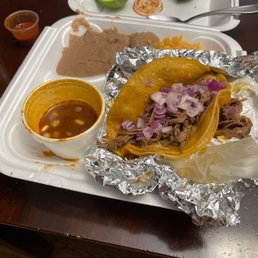 a plate of food