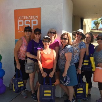 Destination PSP - Our group bought matching Palm Springs t-shirts...we posted another pict wearing them. - Gift Shops Near Me - Palm Springs, California
