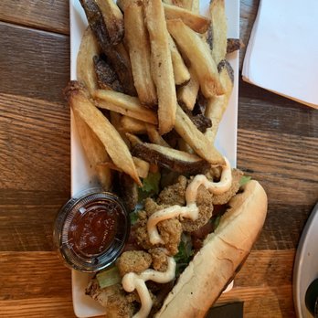 Kin Southern Table + Bar - Shrimp PO Boy-delish - Soul Food Near Me - Providence, Rhode Island