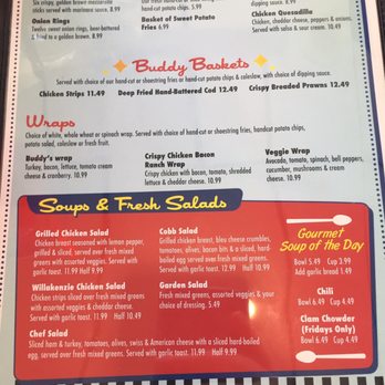 Buddy's Diner - Menu5 - Diners Near Me - Eugene, Oregon