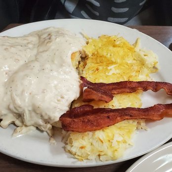 Bonnie Jo's Cafe - Full biscuits and gravy, eggs on a separate plate. - Breakfast & Brunch Near Me - Sedro-Woolley, Washington Bonnie Jo's Cafe - Full biscuits and gravy, eggs on a separate plate. - Breakfast & Brunch Near Me - Sedro-Woolley, Washington