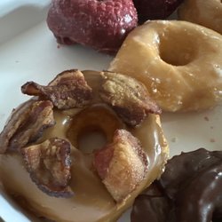 Sprinkles Donuts - Red velvet, maple bacon  yummm!