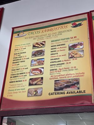 Menu photo 2 Tacos Sabrositos The Colony, TX Menu photo 2 Tacos Sabrositos The Colony, TX