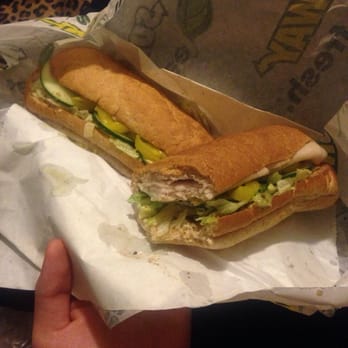 Subway - Turkey, American cheese, lettuce, cucumbers, pickles, banana peppers, and ranch on 9grain wheat & toasted yum yum! - Sandwiches Near Me - San Antonio, Texas Subway - Turkey, American cheese, lettuce, cucumbers, pickles, banana peppers, and ranch on 9grain wheat & toasted yum yum! - Sandwiches Near Me - San Antonio, Texas